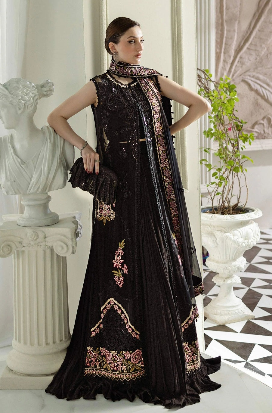 Maria.B Embroidered Chiffon MCP-25-104 '25