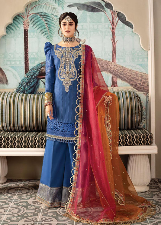 Maria.B Sateen Cobalt Blue