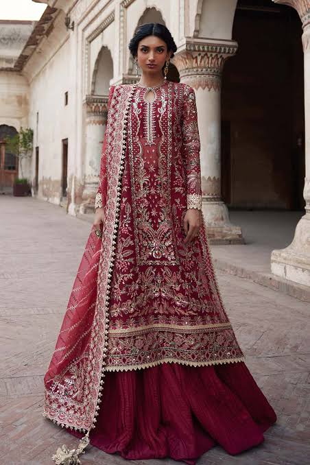AFROZEH Noor Jehan Dastan Gol Wedding Wear