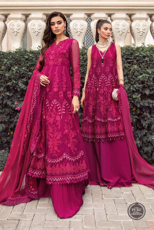 Maria.B Chiffon Wedding Formals MCP-107