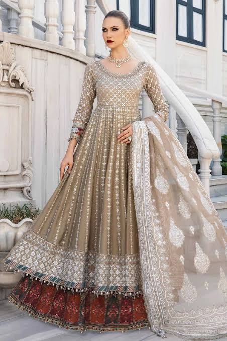 Maria.B Unstitched Embroidered Cotton Satin Suit D10