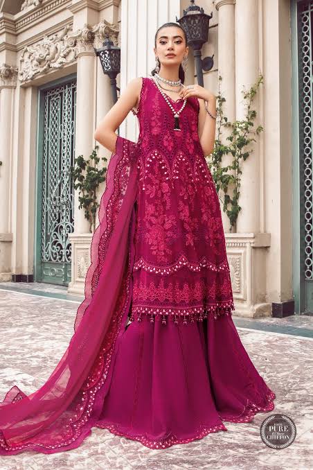 Maria.B Chiffon Wedding Formals MCP-107